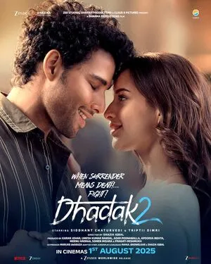 Dhadak 2 2025 Hindi Audio HD Poster Download - filmyfly
